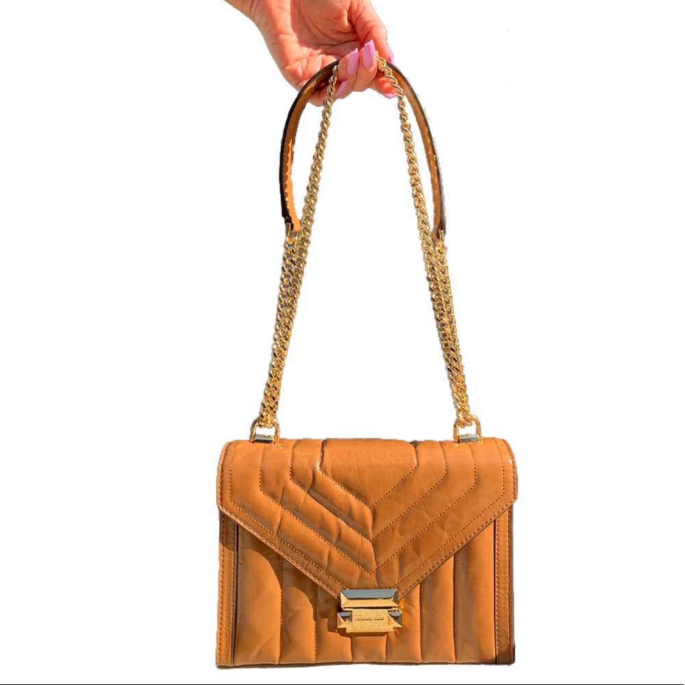 Michael Kors Whitney Quilted Convert. Shoulder Bag